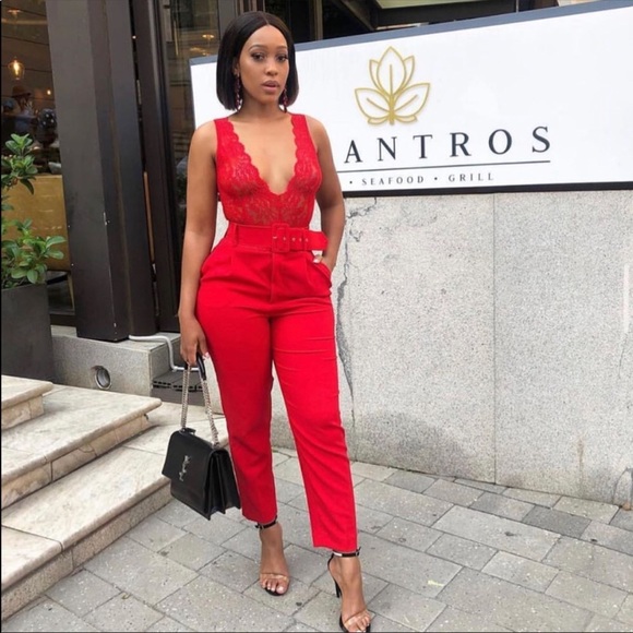 Zara high waisted belted pants - Picture 6 of 16